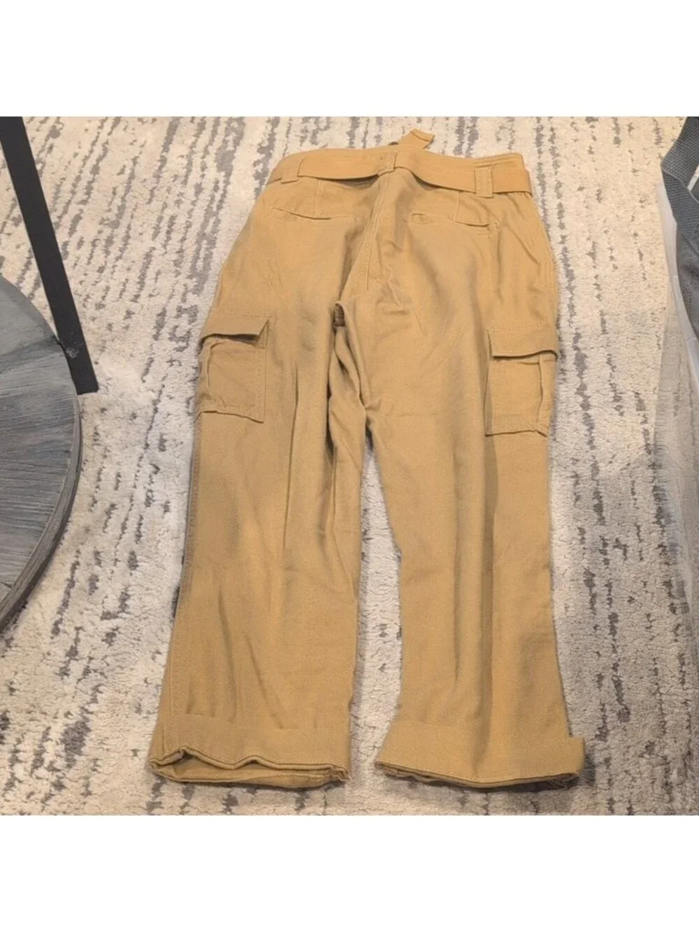 Silver Jeans Relaxed Fit Utility Cargo Pant Mustard Color